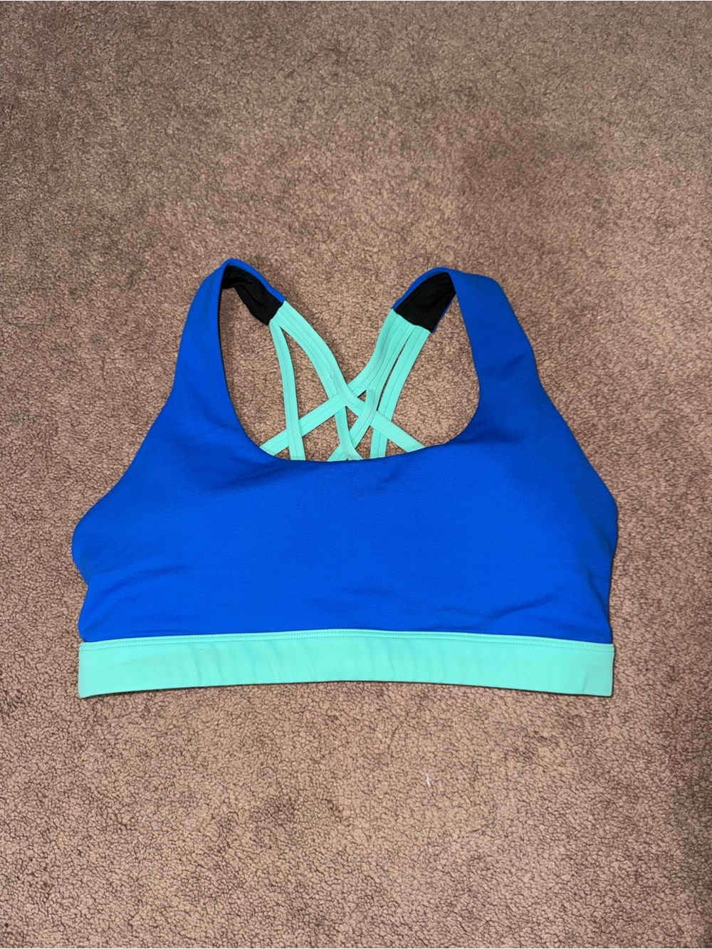 Electric Blue Sports Bra